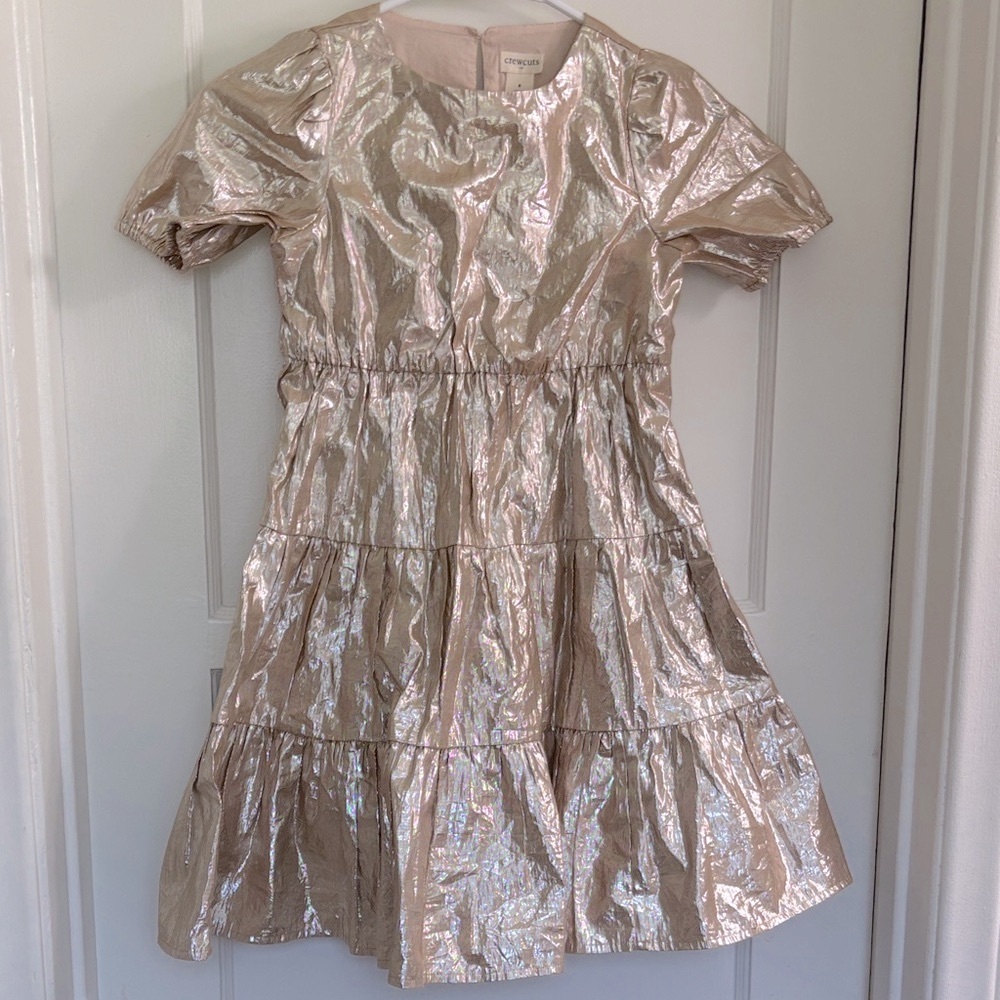Crewcuts Shiny Metallic Dress